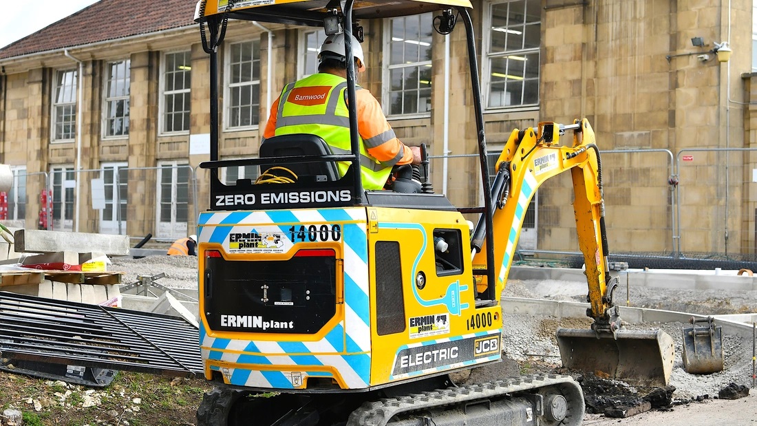 JCB電動微挖19C-1E熱銷租賃行業